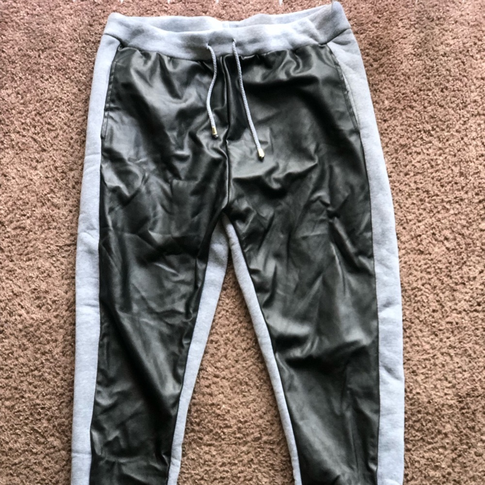 Leather Jogger Pant